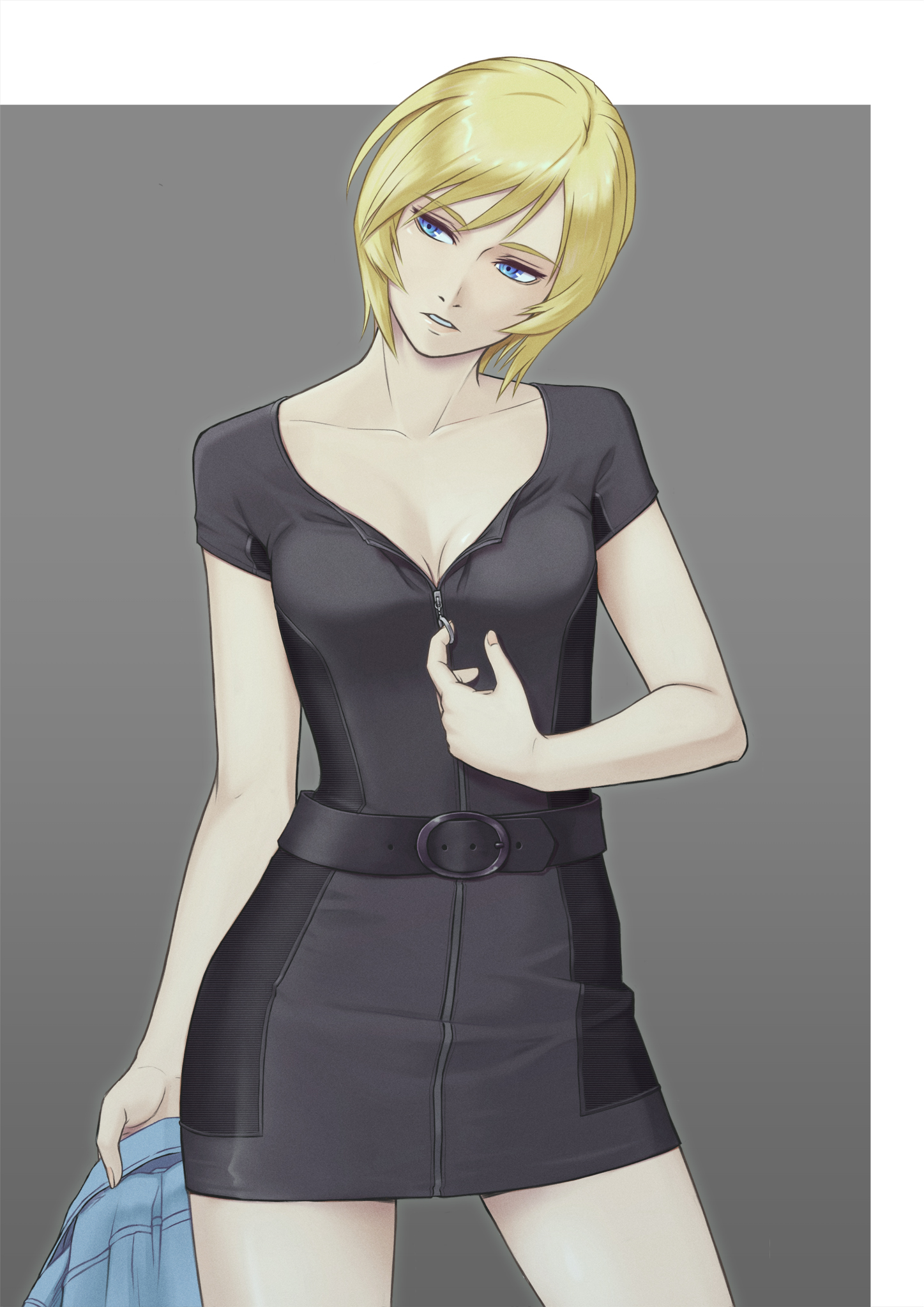 Parasite Eve Aya Brea Cleavage Dress Tagme Undressing 1023319 Yande Re